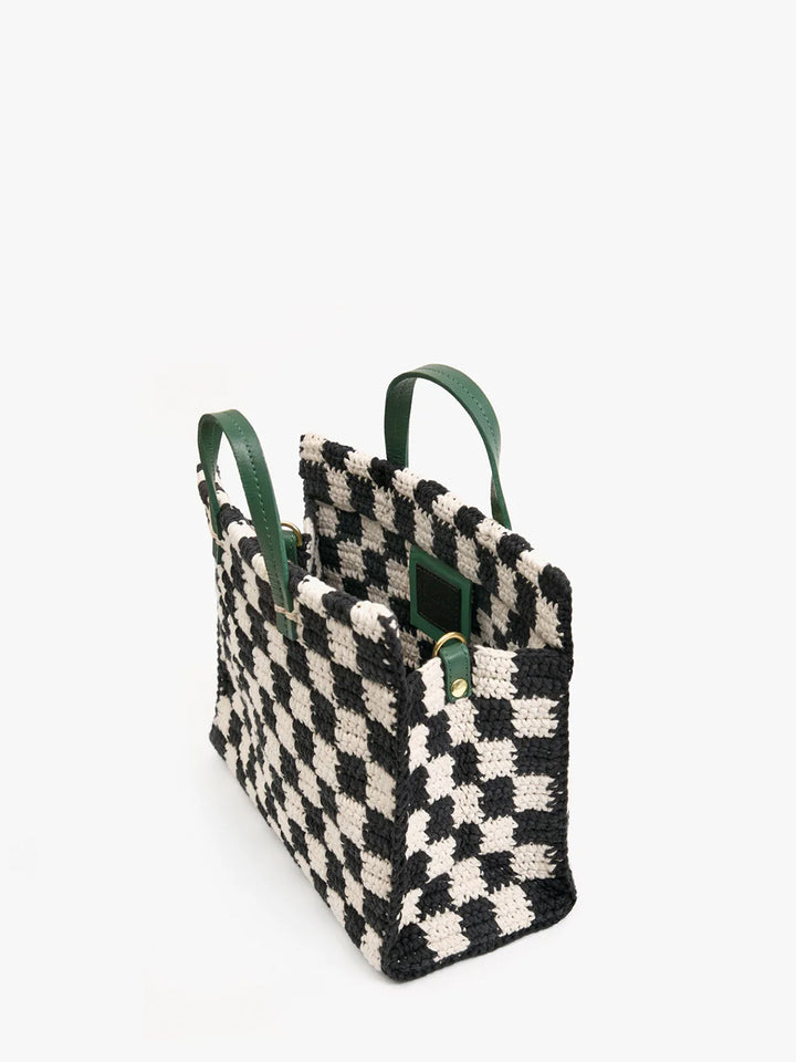 Petit Summer Simple Tote in Black/Cream