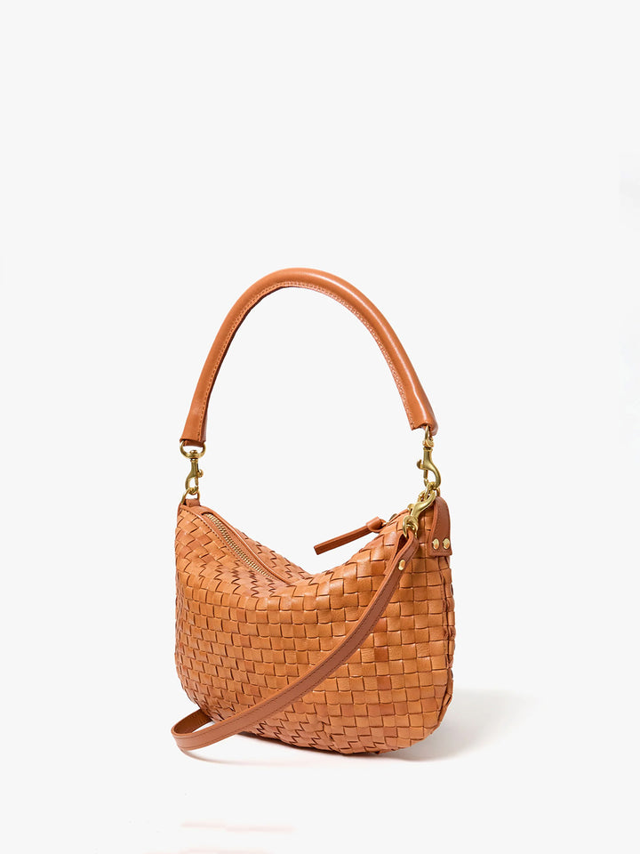 Petite Moyen Bag in Natural Woven Checker