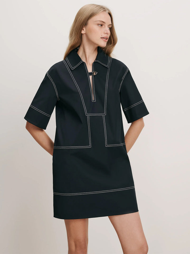 Phelix Mini Dress in Navy