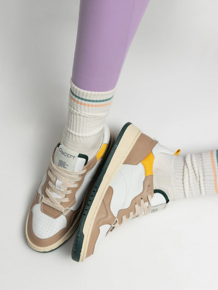 Phoenix Court Sneaker in Oak Multi