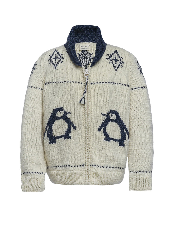 Pinguino Cardigan in White