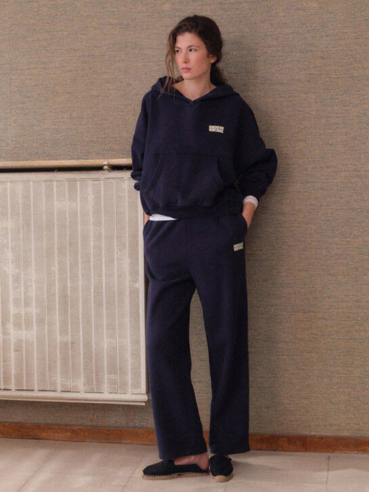 Plizzy Hoodie in Navy