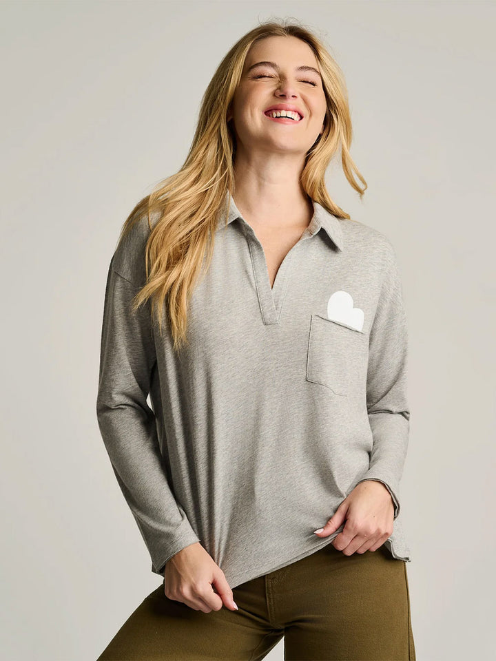Pocket Love in Heather Grey