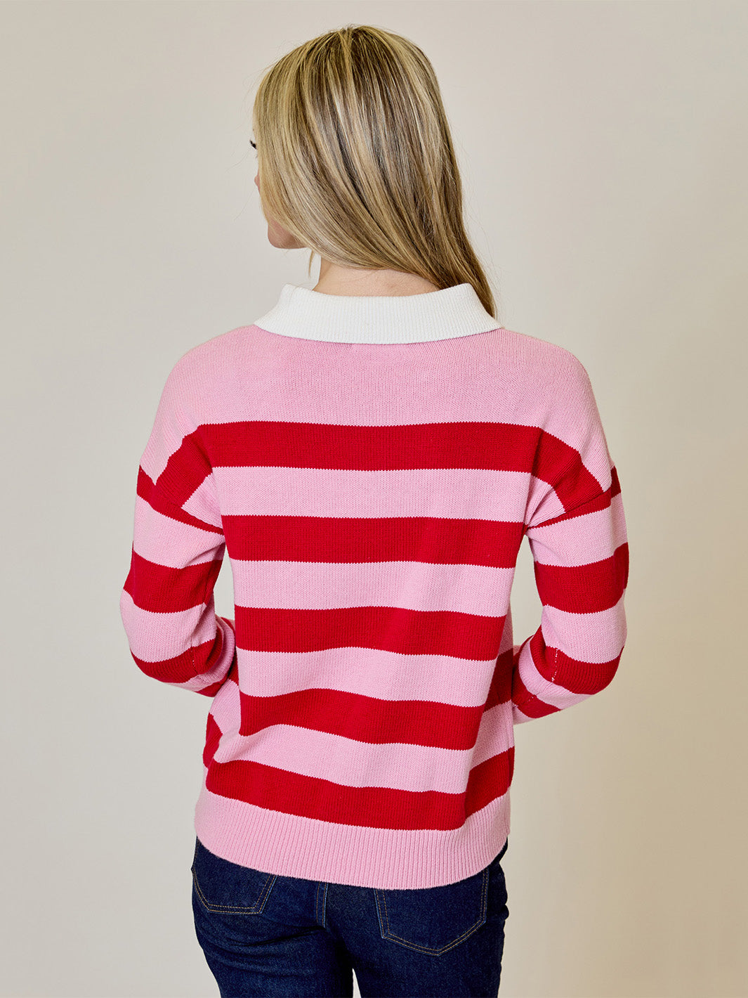 Polo Long Sleeve Striped in Too Cute Combo