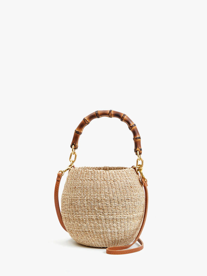 Petit Pot De Miel w/Bamboo Handle in Cream