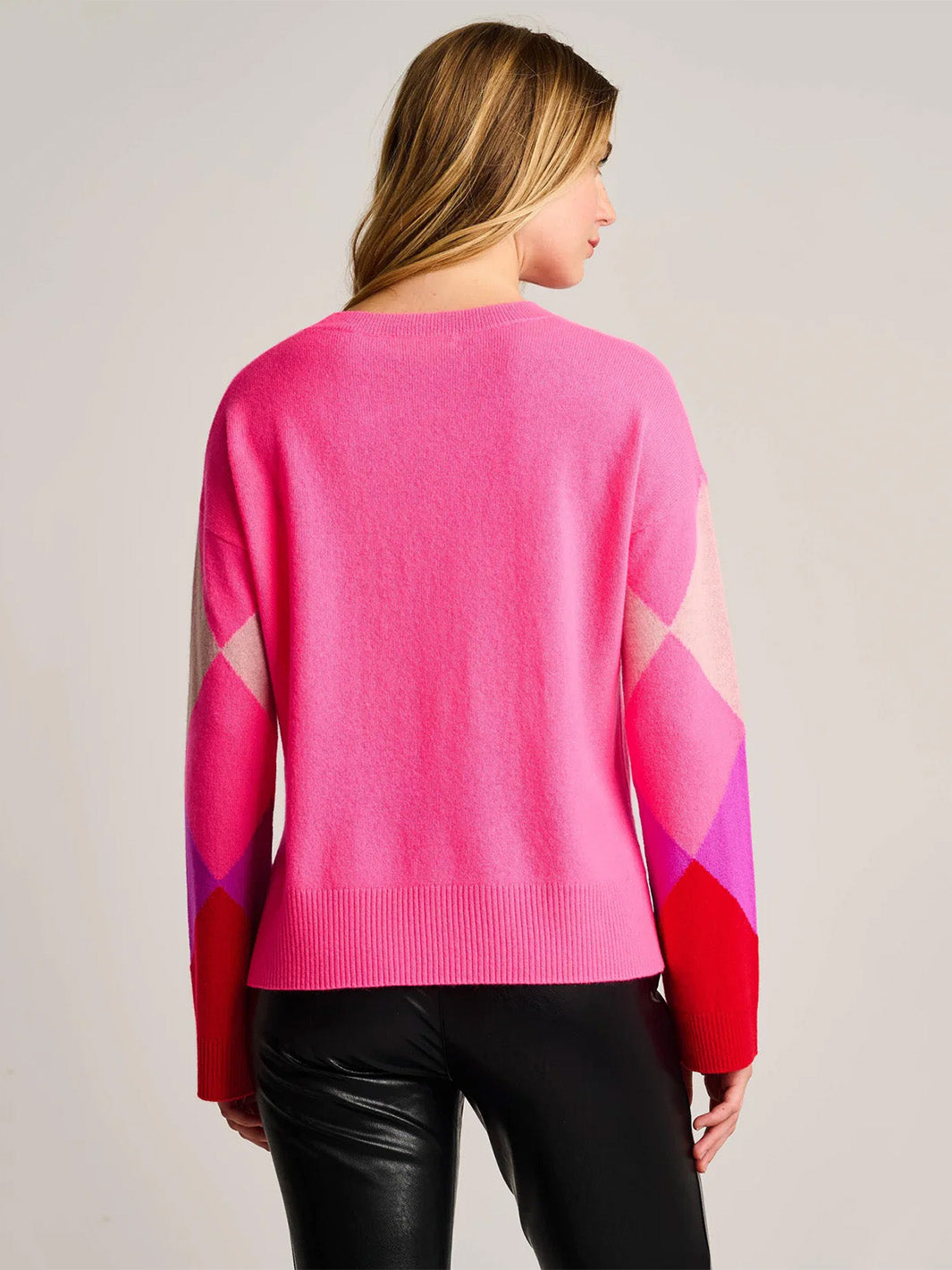 Power Surge Sweater in Neon Pink