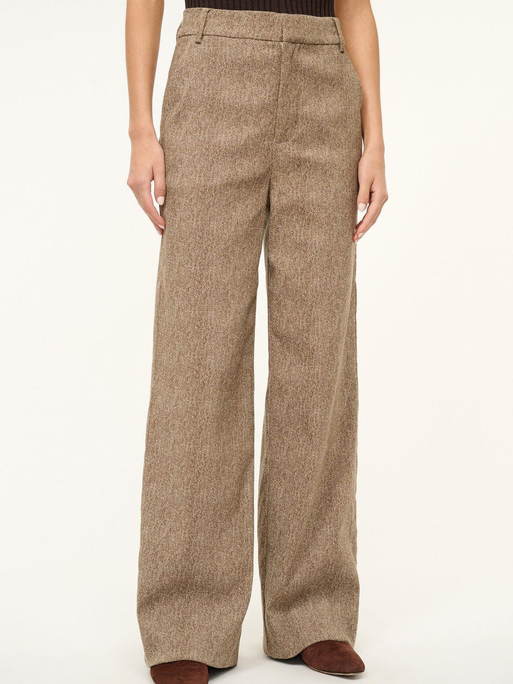 Prince Pant in Mocha Herringbone