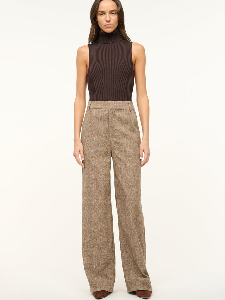 Prince Pant in Mocha Herringbone