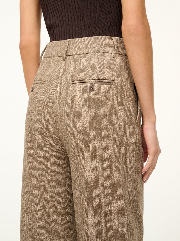 Prince Pant in Mocha Herringbone