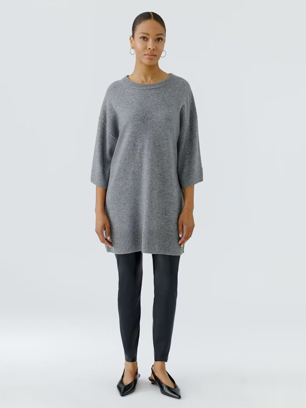 Pullover in Steel Grey
