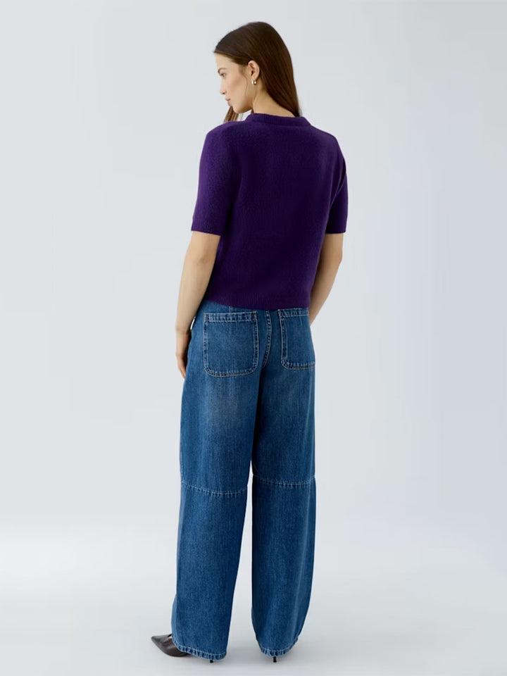 Short Sleeve Pullover in Ultra Violet