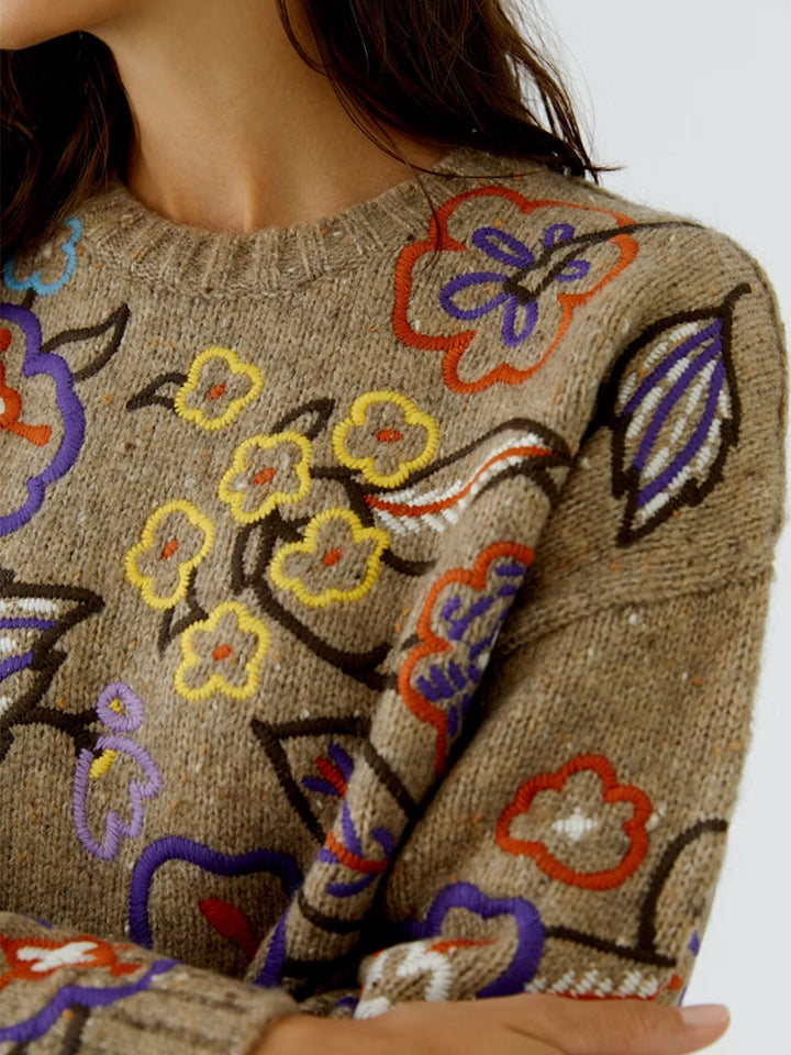 Pull-Over in Camel Violet