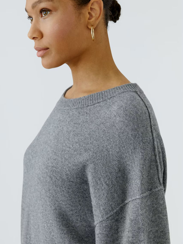 Pullover in Steel Grey