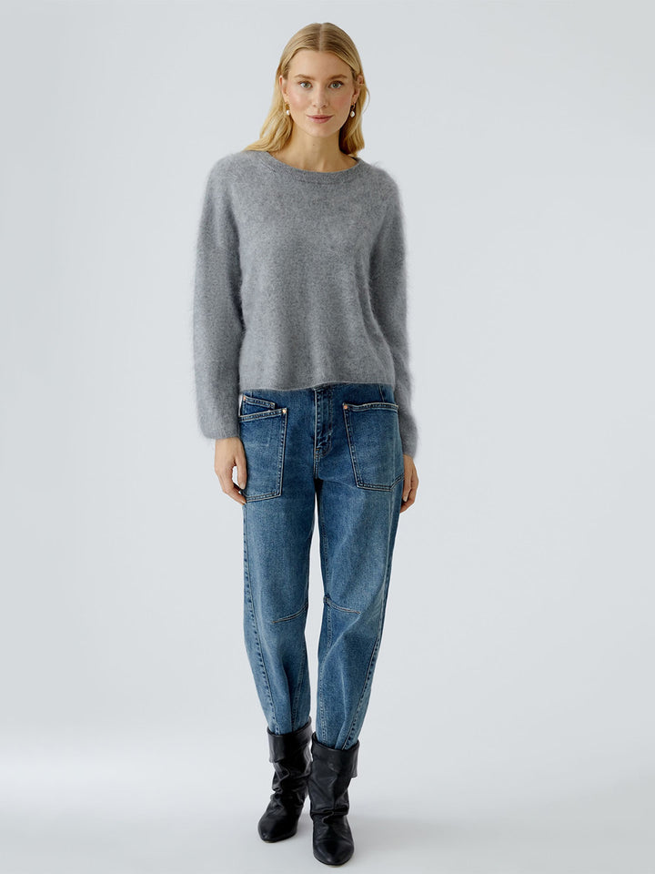 Pullover Sweater in River Stone