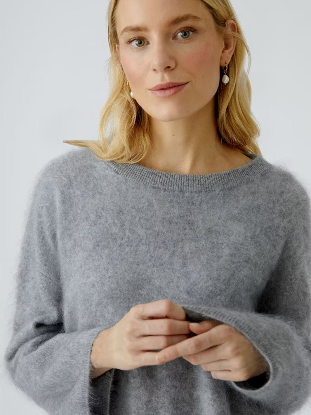 Pullover Sweater in River Stone