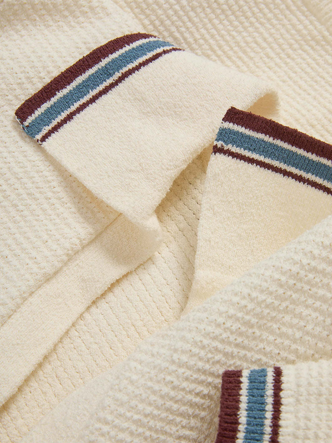 Quinelle Knit Polo Top in Ecru