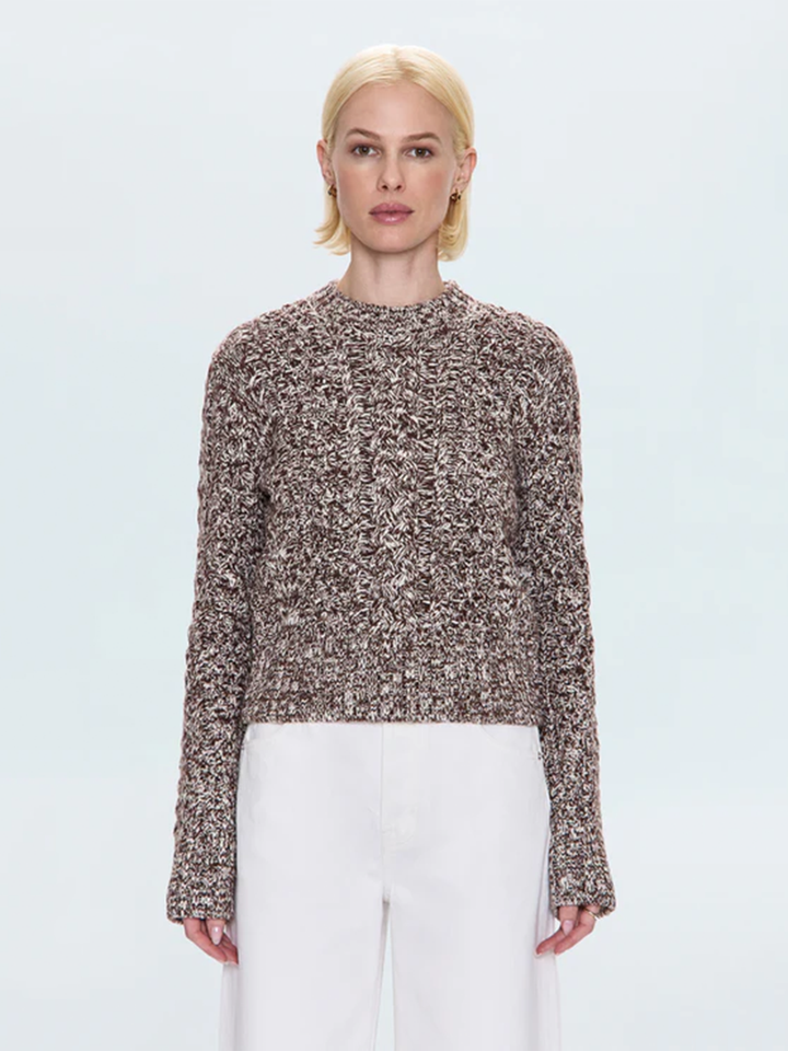 Quinn Sweater in Chocolate Marl