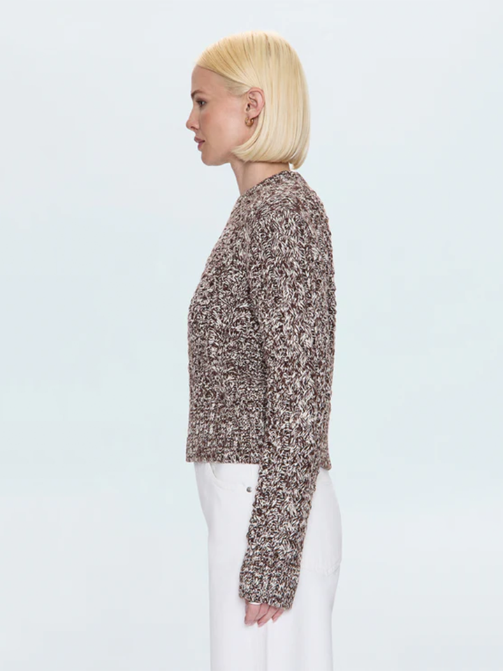 Quinn Sweater in Chocolate Marl