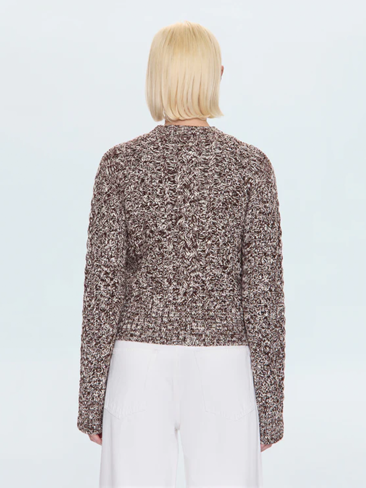 Quinn Sweater in Chocolate Marl