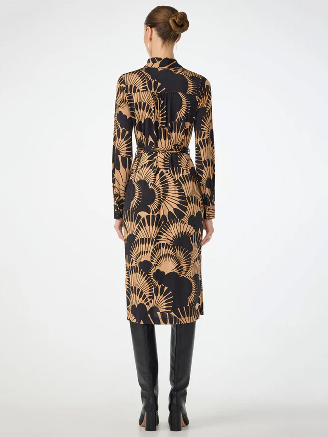 Radio City Wrap Dress in Juniper Jersey