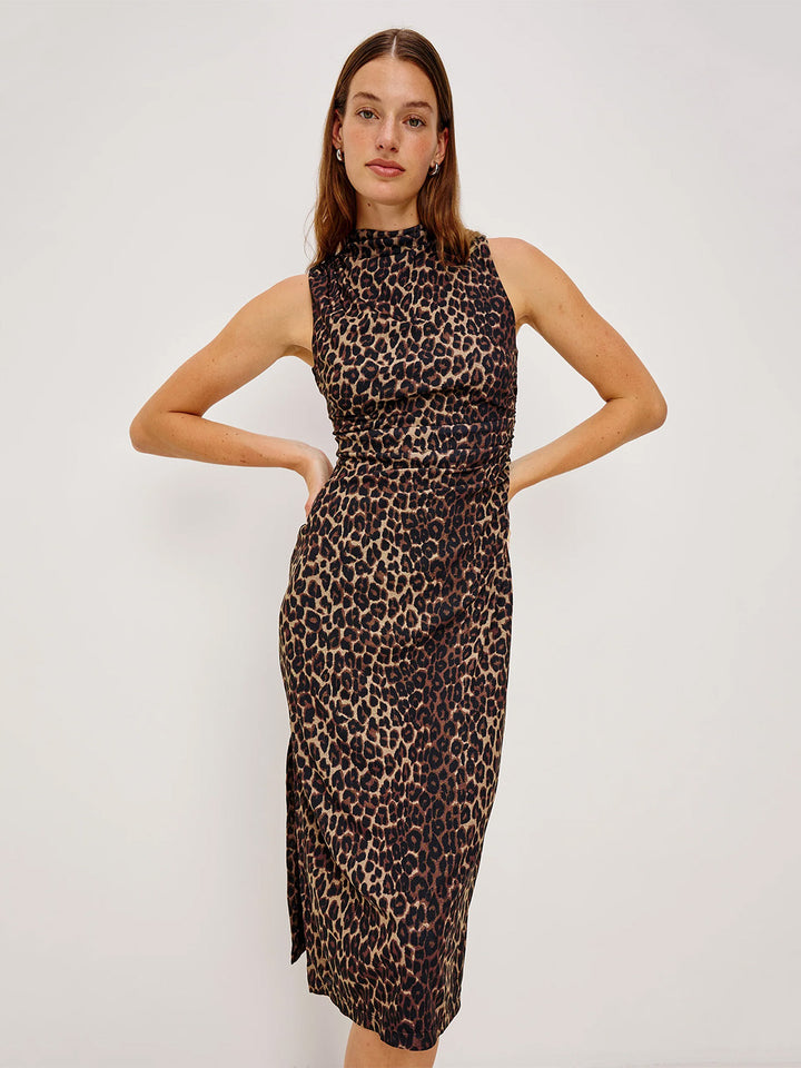 Rebecca Dress in Brown Nala