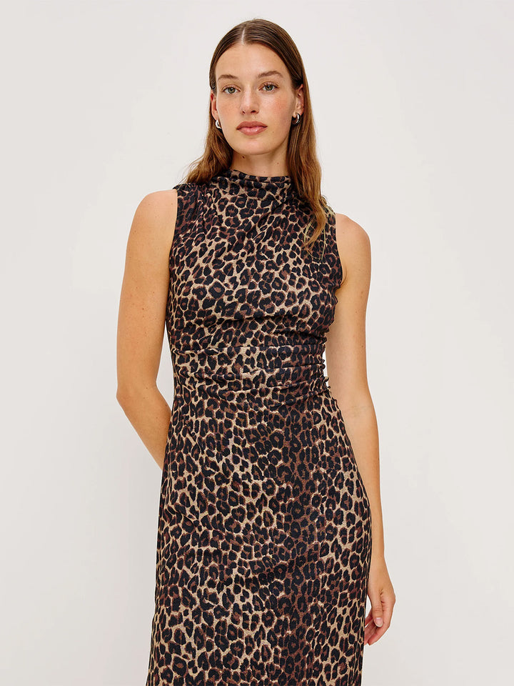 Rebecca Dress in Brown Nala