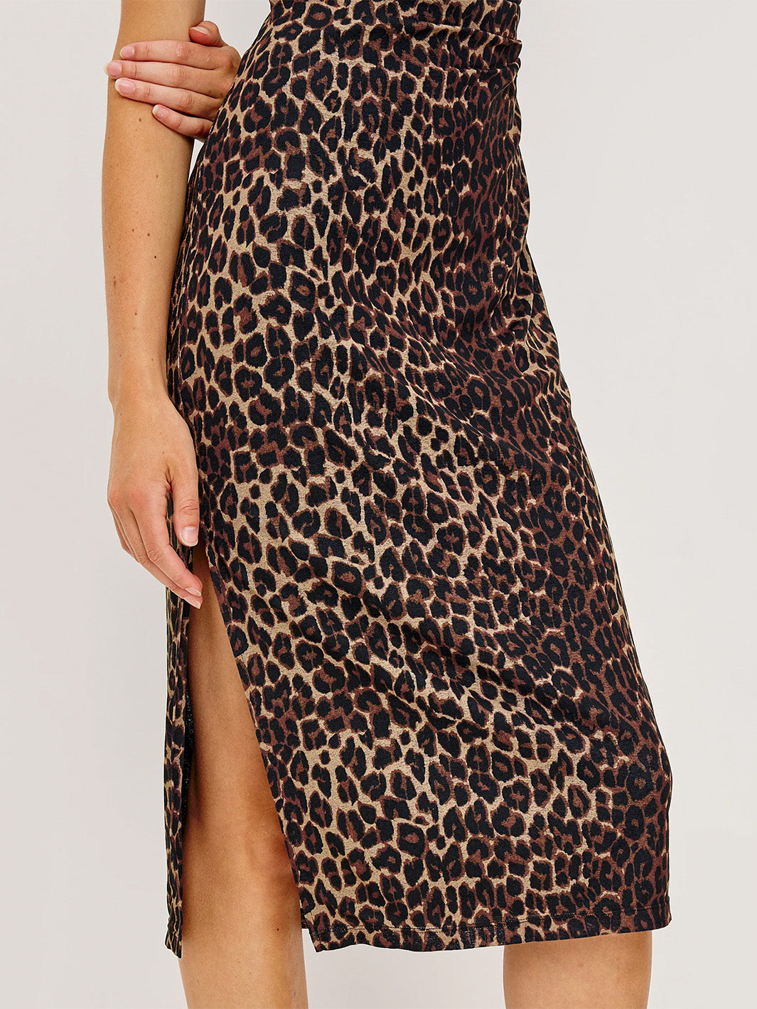 Rebecca Dress in Brown Nala