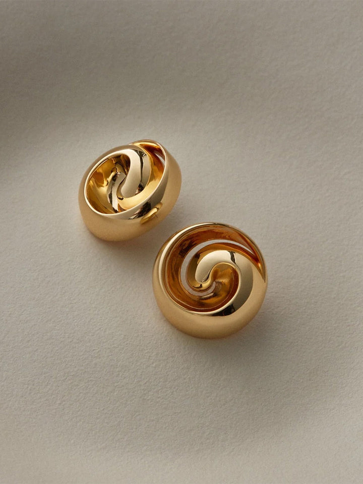 Renzo Earrings in Gold