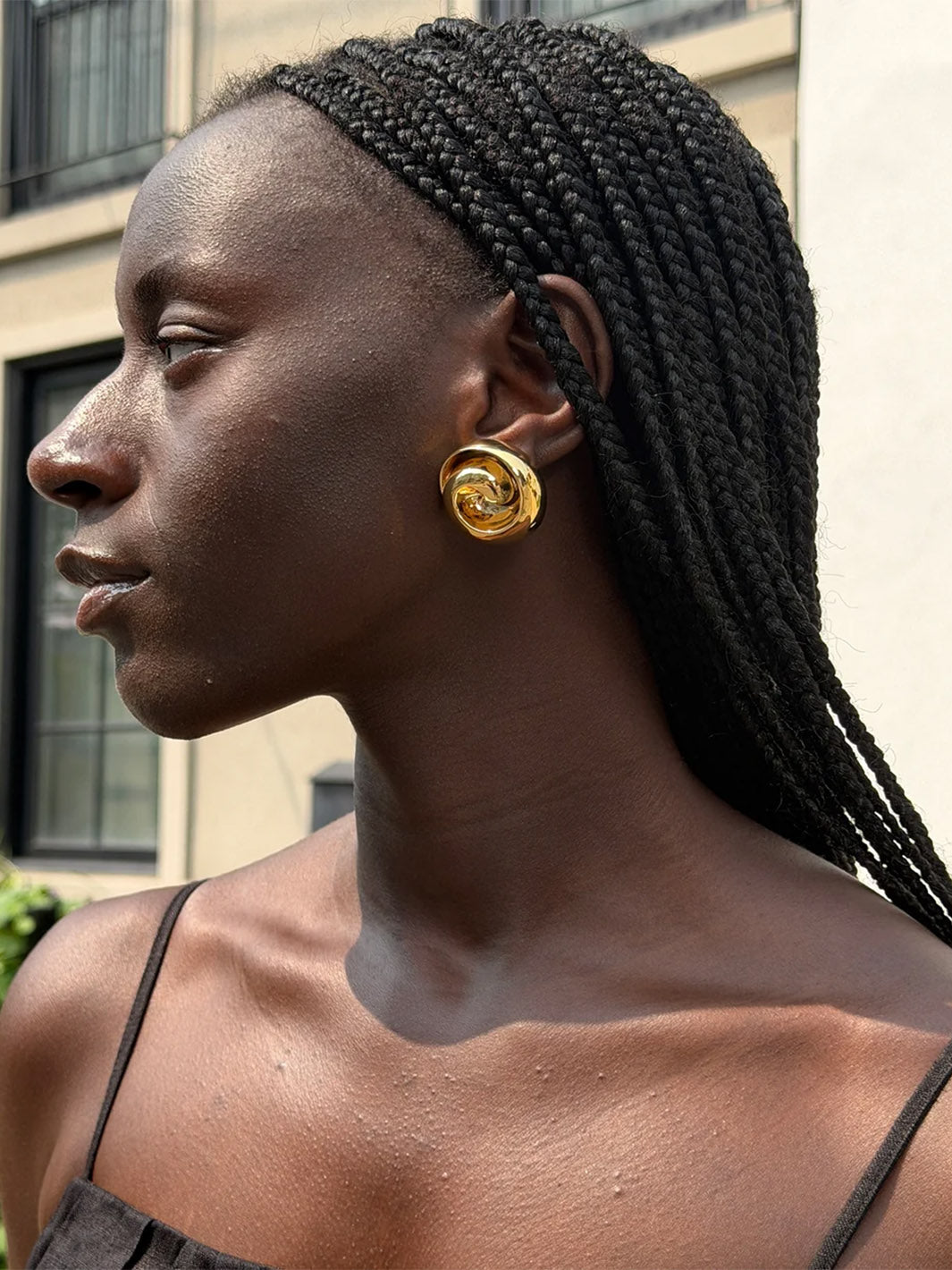 Renzo Earrings in Gold