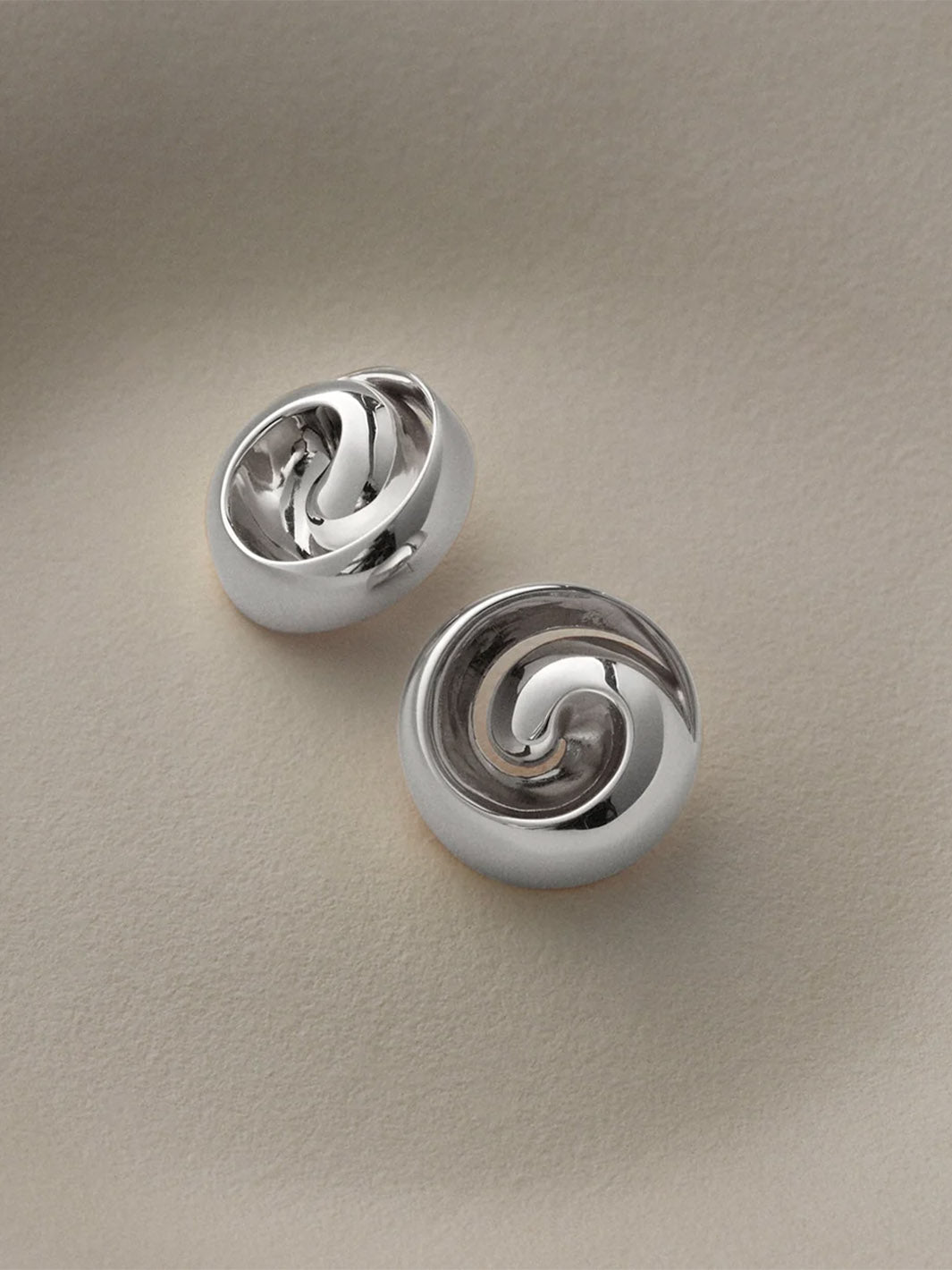 Renzo Earrings in Silver
