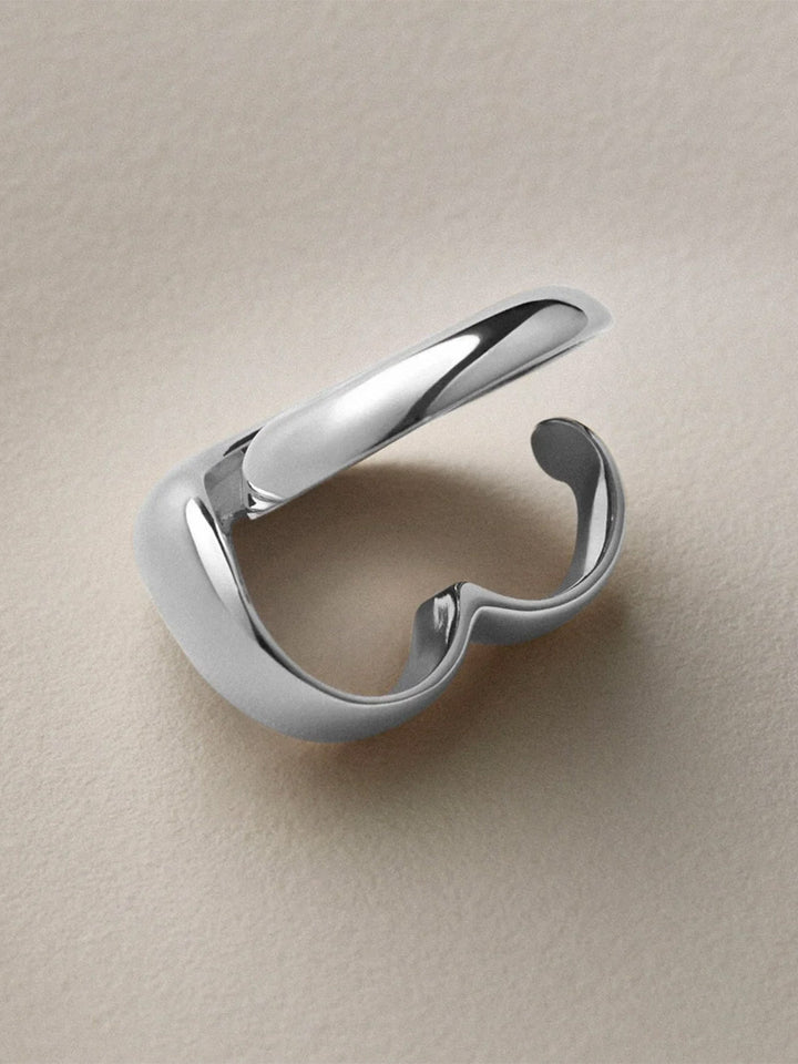 Renzo Double Ring in Silver