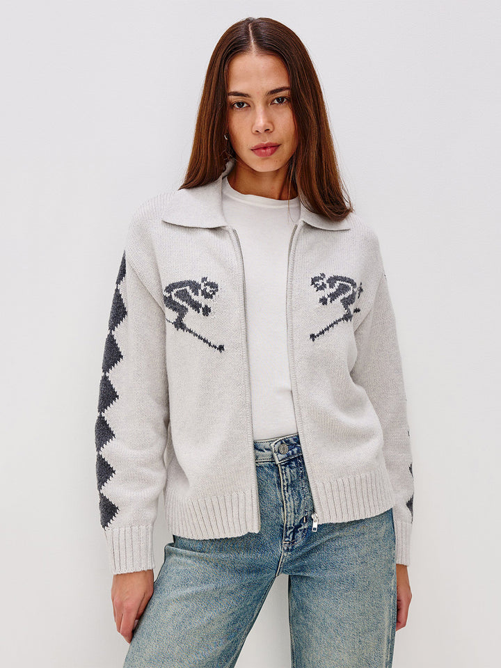 Rhea Sweater in Powder Grey