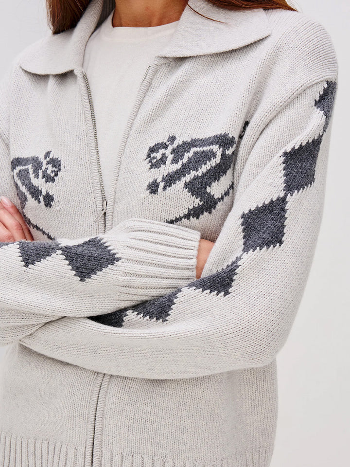 Rhea Sweater in Powder Grey