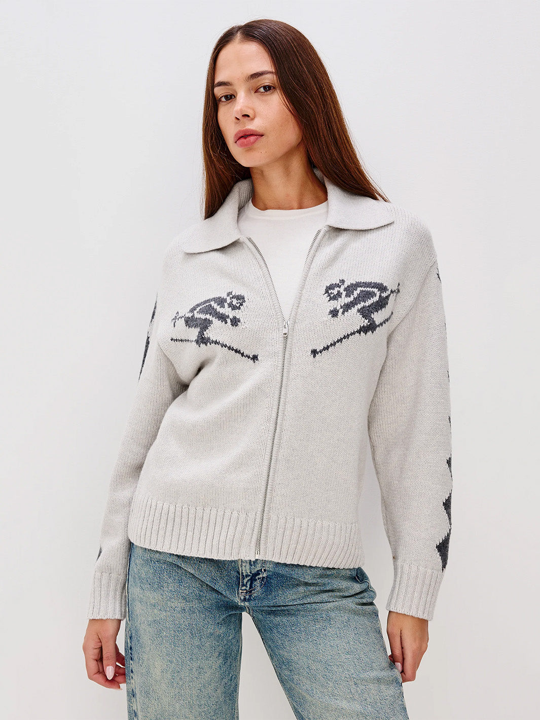 Rhea Sweater in Powder Grey