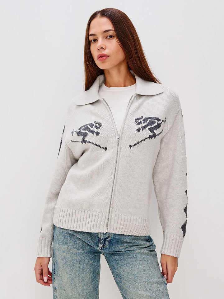 Rhea Sweater in Powder Grey