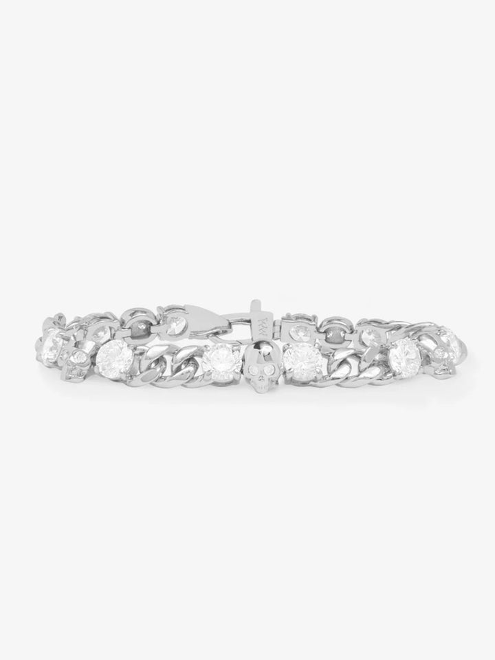 Ride or Die Chain Bracelet in Silver