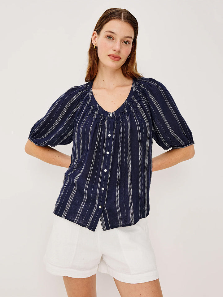 Rix Shirt in Marina Stripe