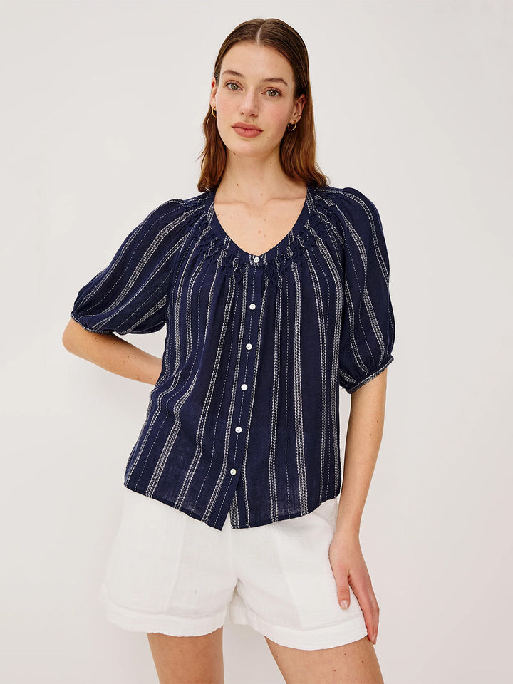 Rix Shirt in Marina Stripe