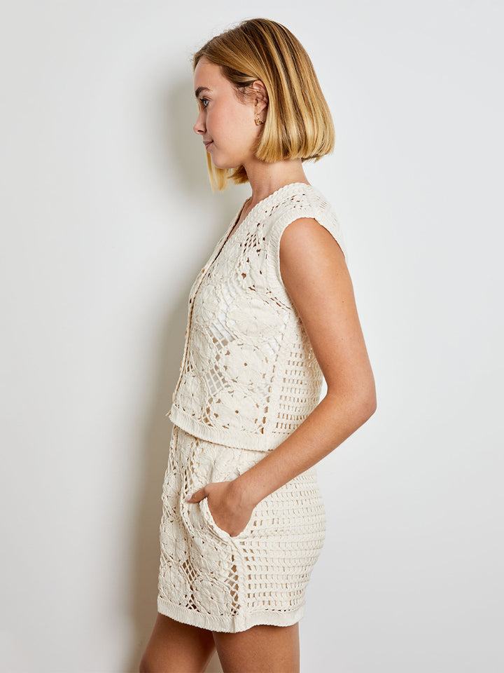 Rochelle Shorts in Blanc