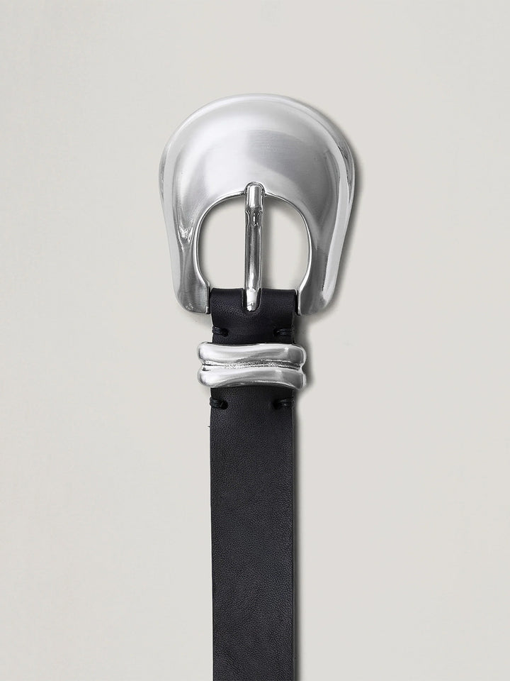 Rodeo Belt in Black Silver