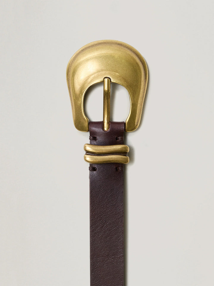 Rodeo Belt in Brown Gold