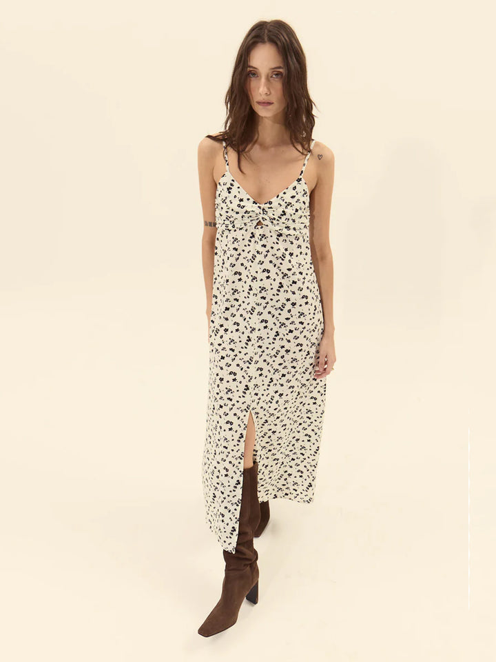 Rondella Dress in Off White Print