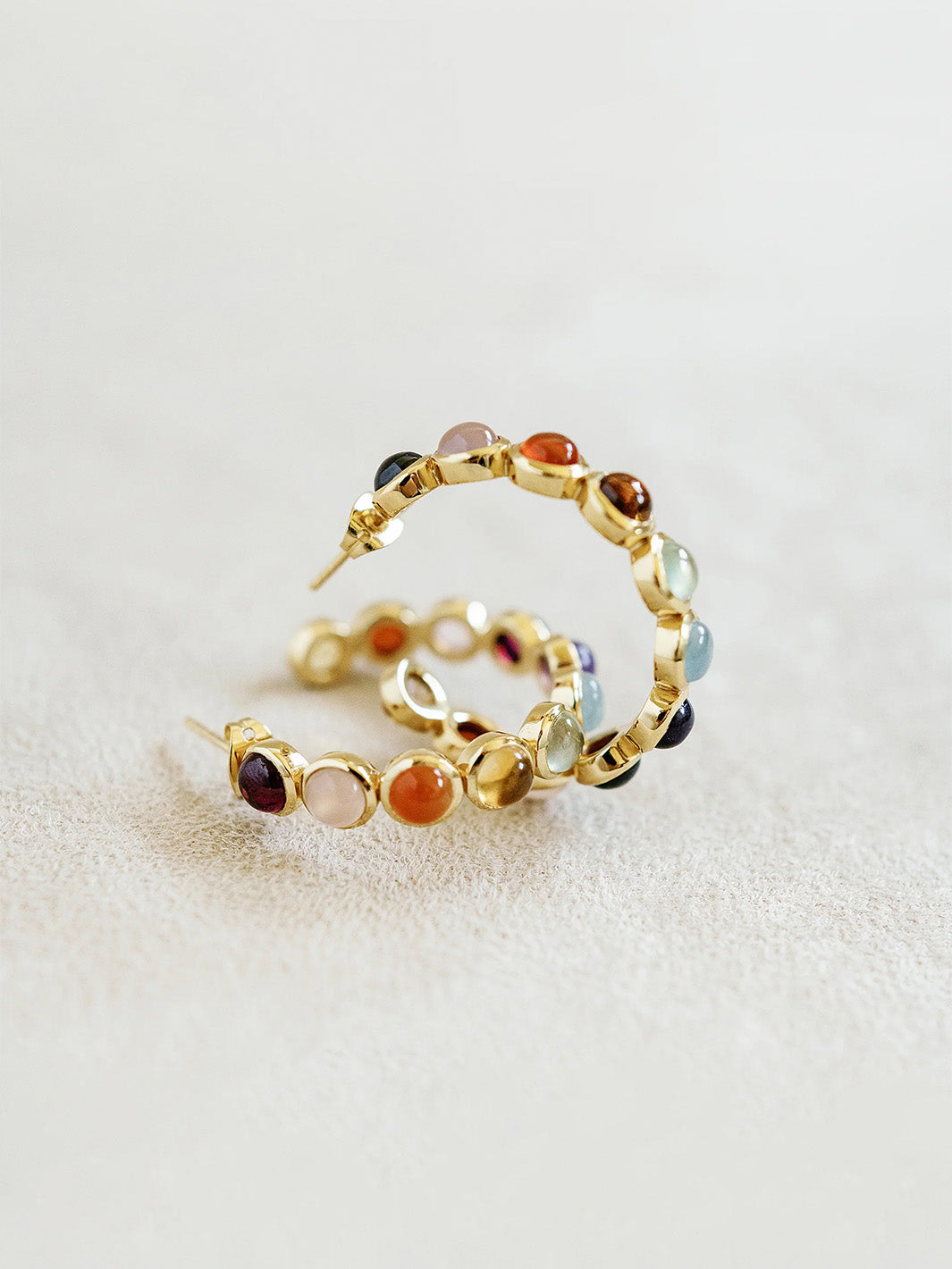 Rory Rainbow 30mm Hoop Earrings