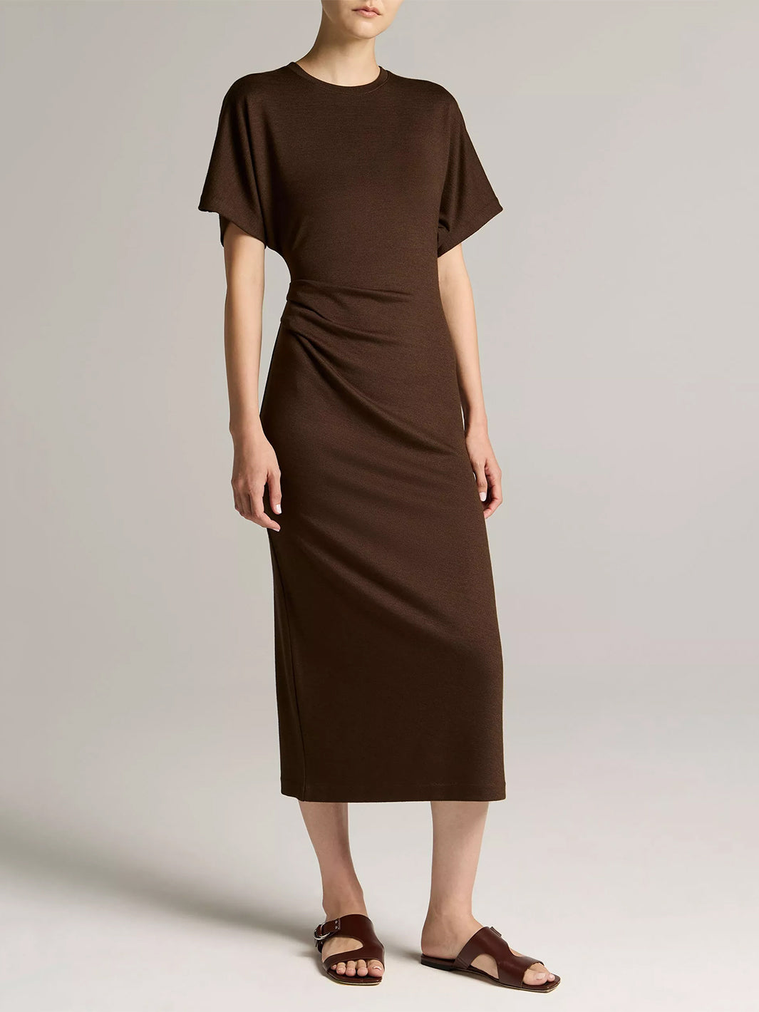 Vince Ruched-Side Knit Dress | Shop Dresses