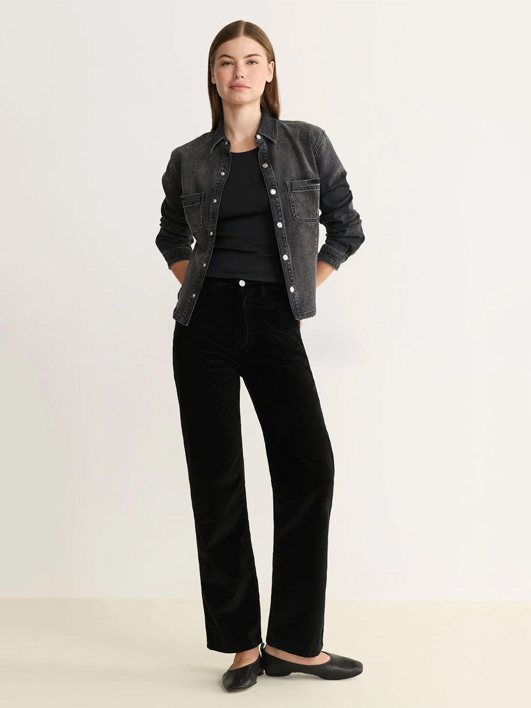 SAT 90's Straight Jeans in Black