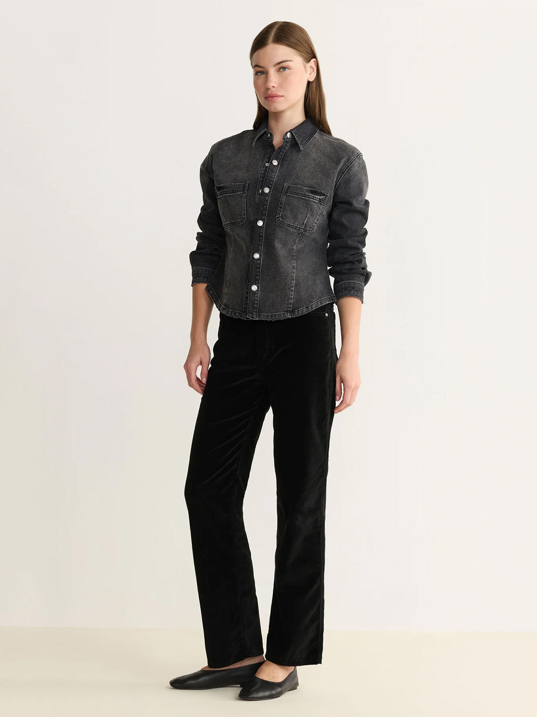 SAT 90's Straight Jeans in Black