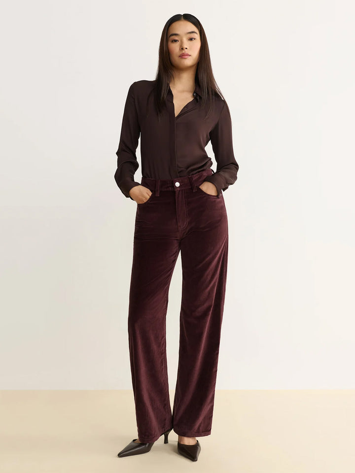 SAT 90's Straight Jeans in Ox Blood