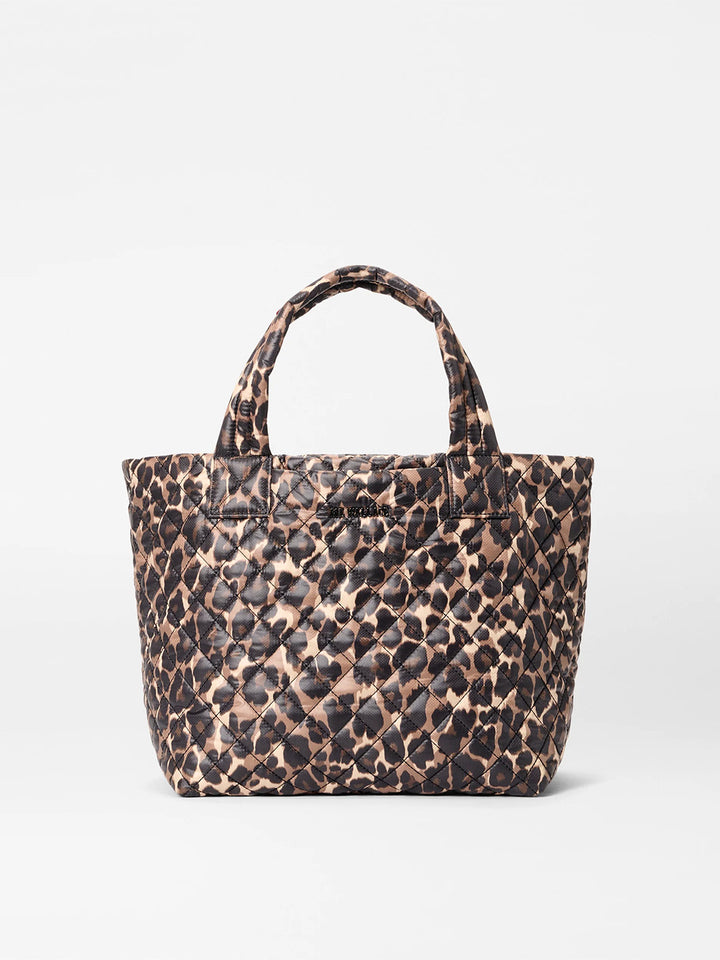 Small Metro Tote Deluxe in Leopard