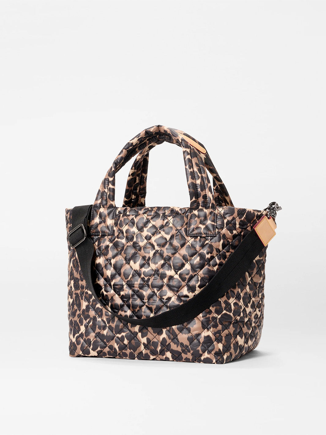 Small Metro Tote Deluxe in Leopard
