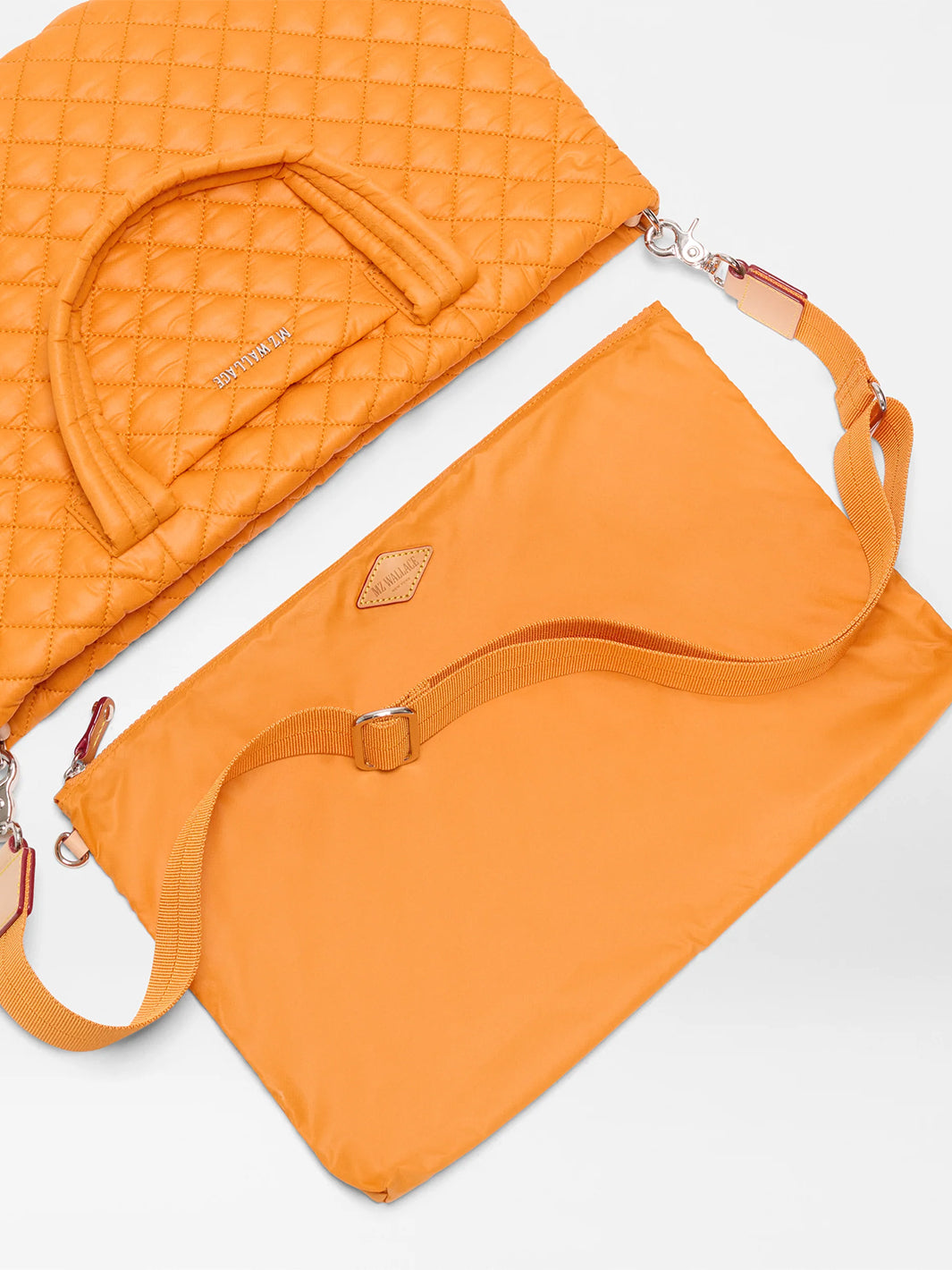 Small Metro Tote Deluxe in Sunset Orange